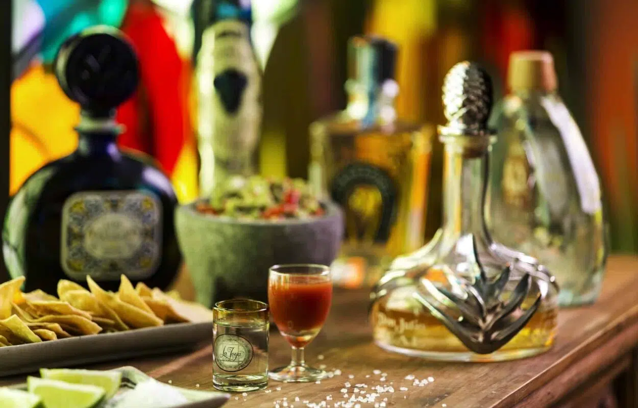 Tequila at La Joya Restaurant